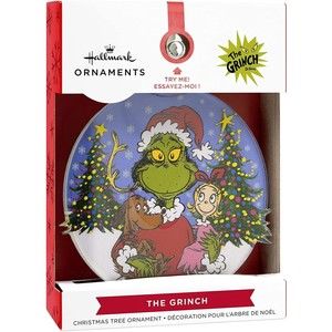 Hallmark Dr. Seuss How The Grinch Stole Christmas! Light-Up Ornament NEW 2022